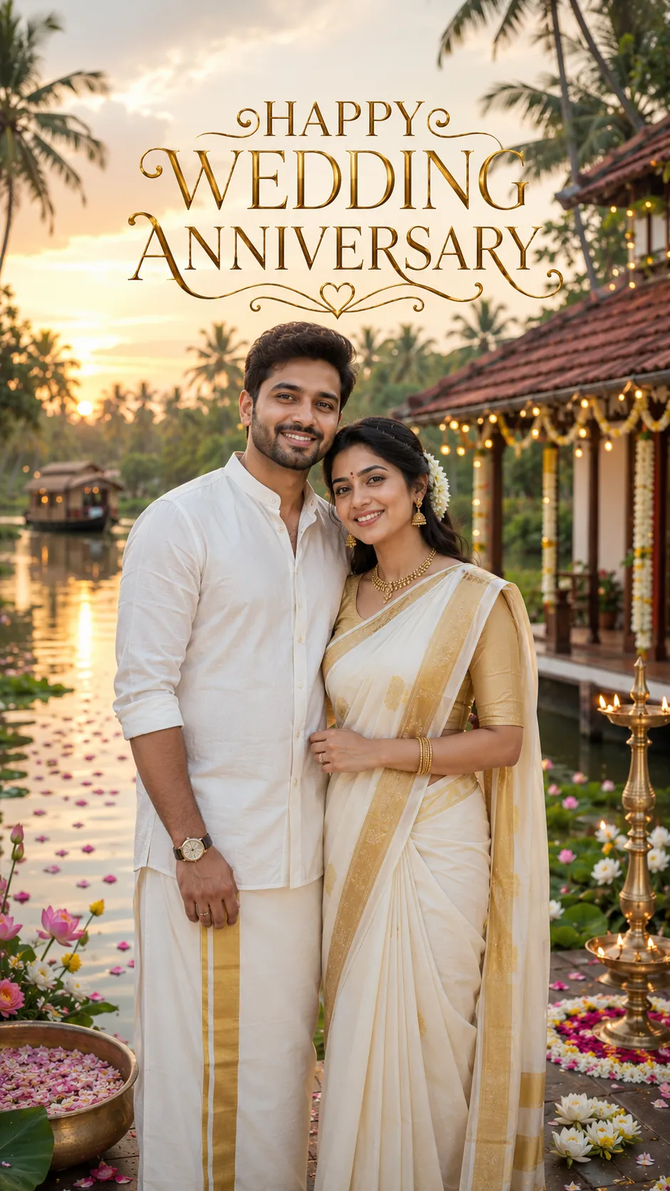 vertical Anniversary Card AV 04